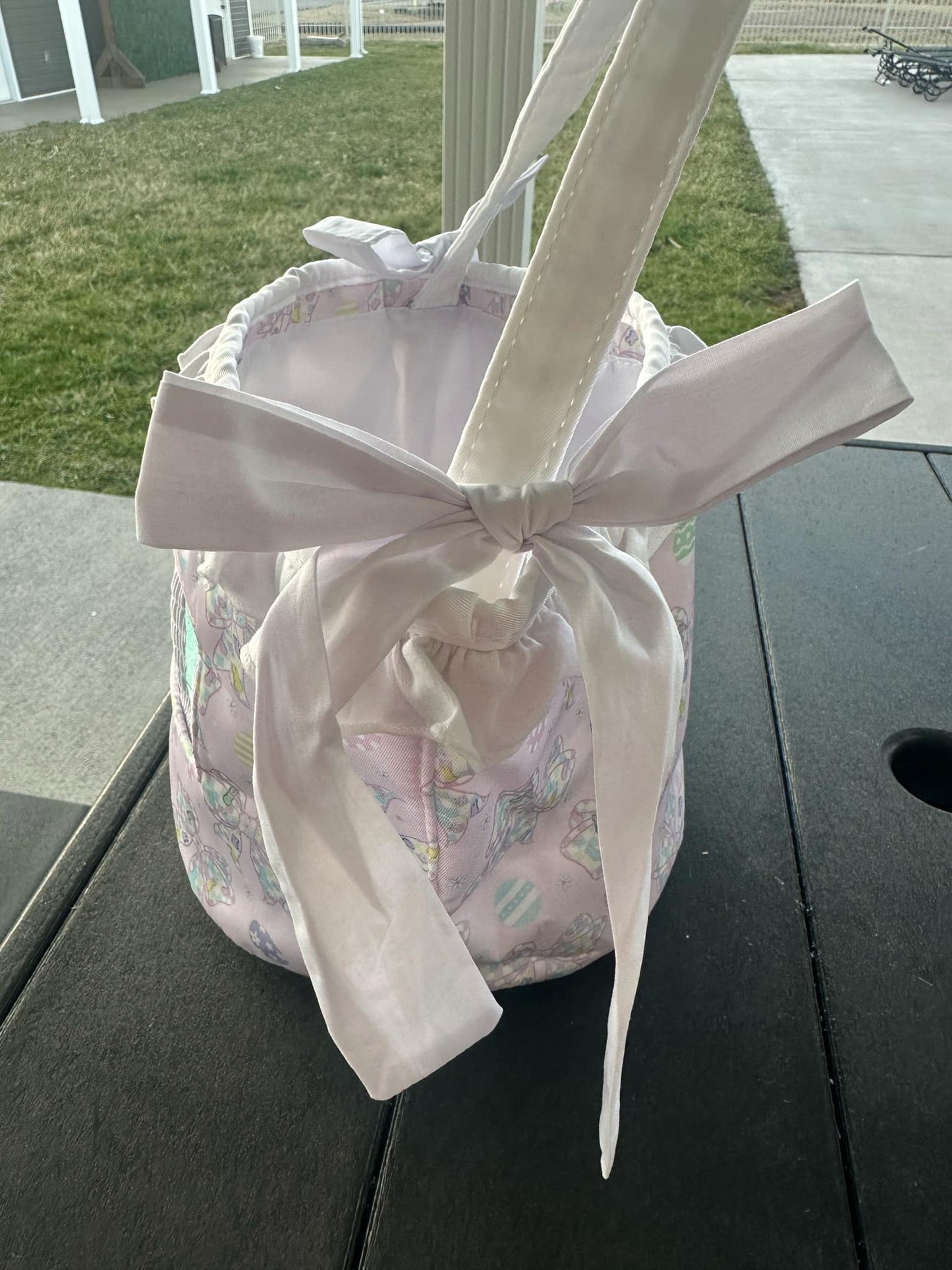 Peeping Bunny Easter Basket