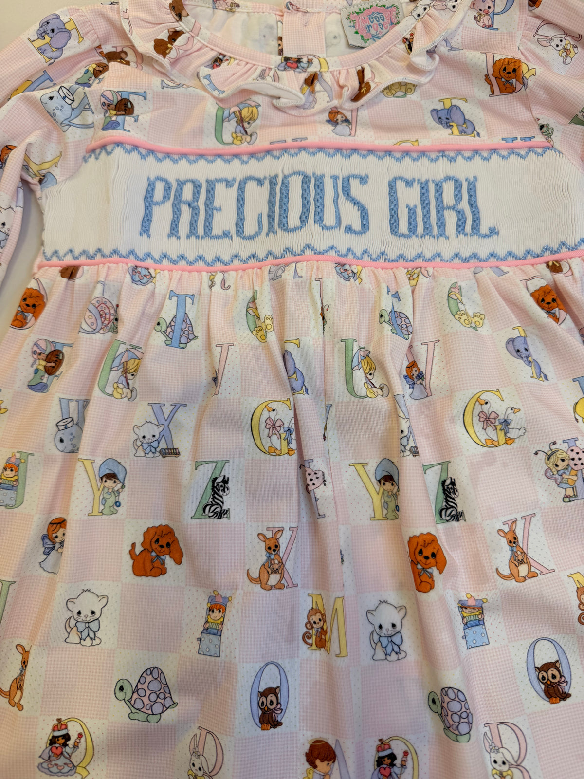 Precious Alphabet “Precious Girl” Romper