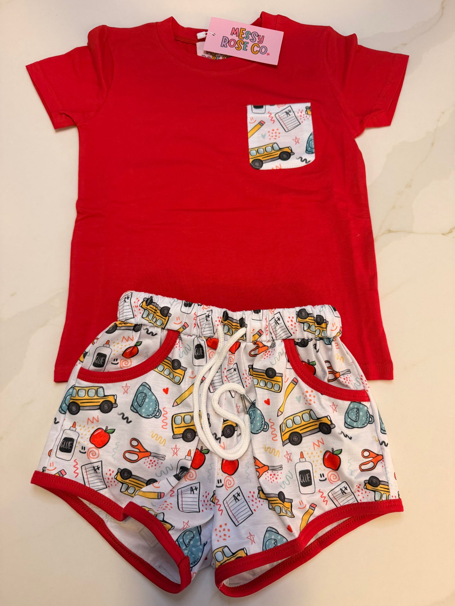 Little Scholar Boys Short Set