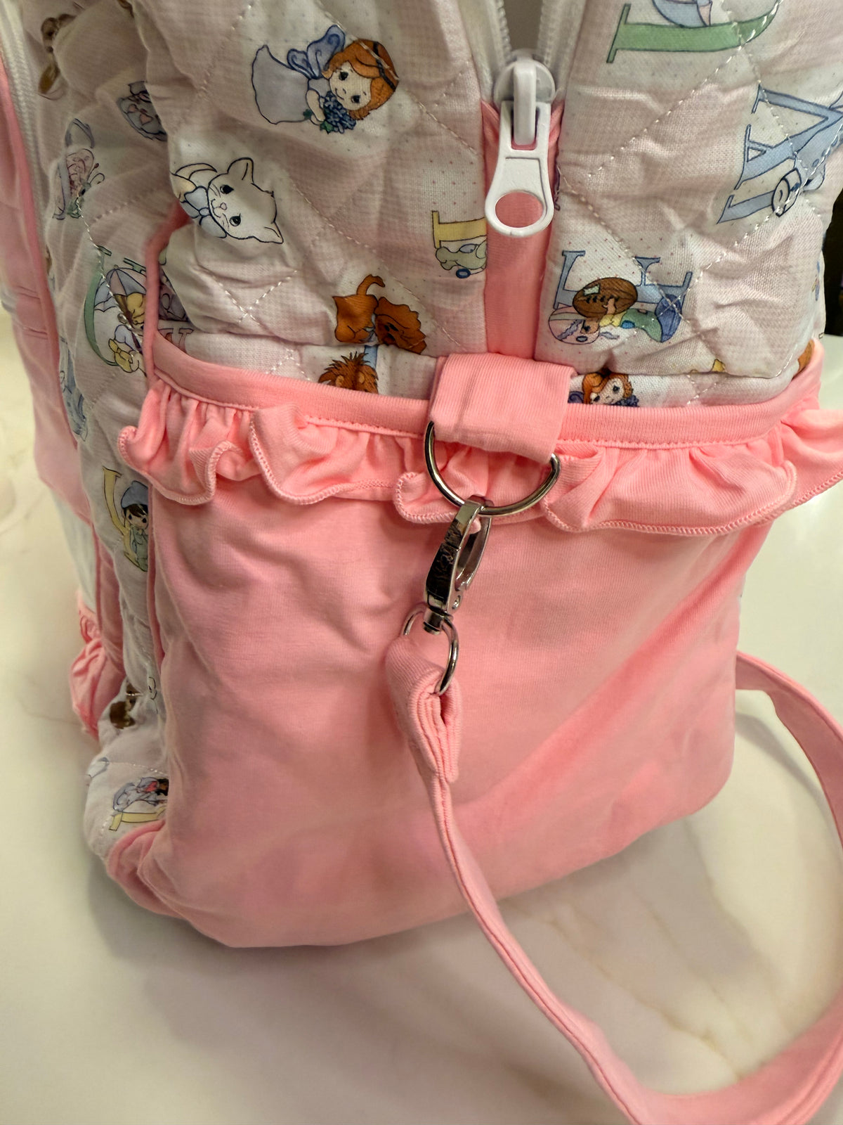 Precious Alphabet “Precious Girl” Quilted Weekender