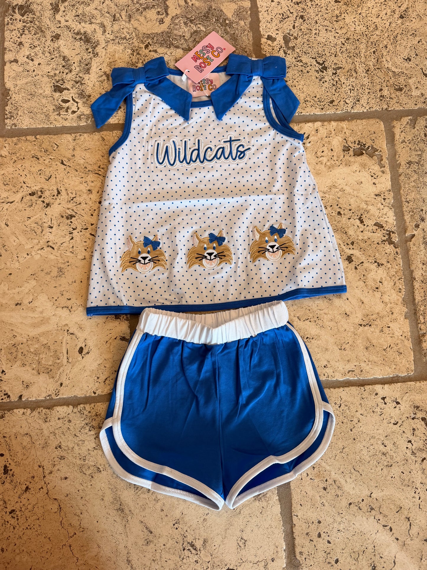 Wildcats Girls Short Set