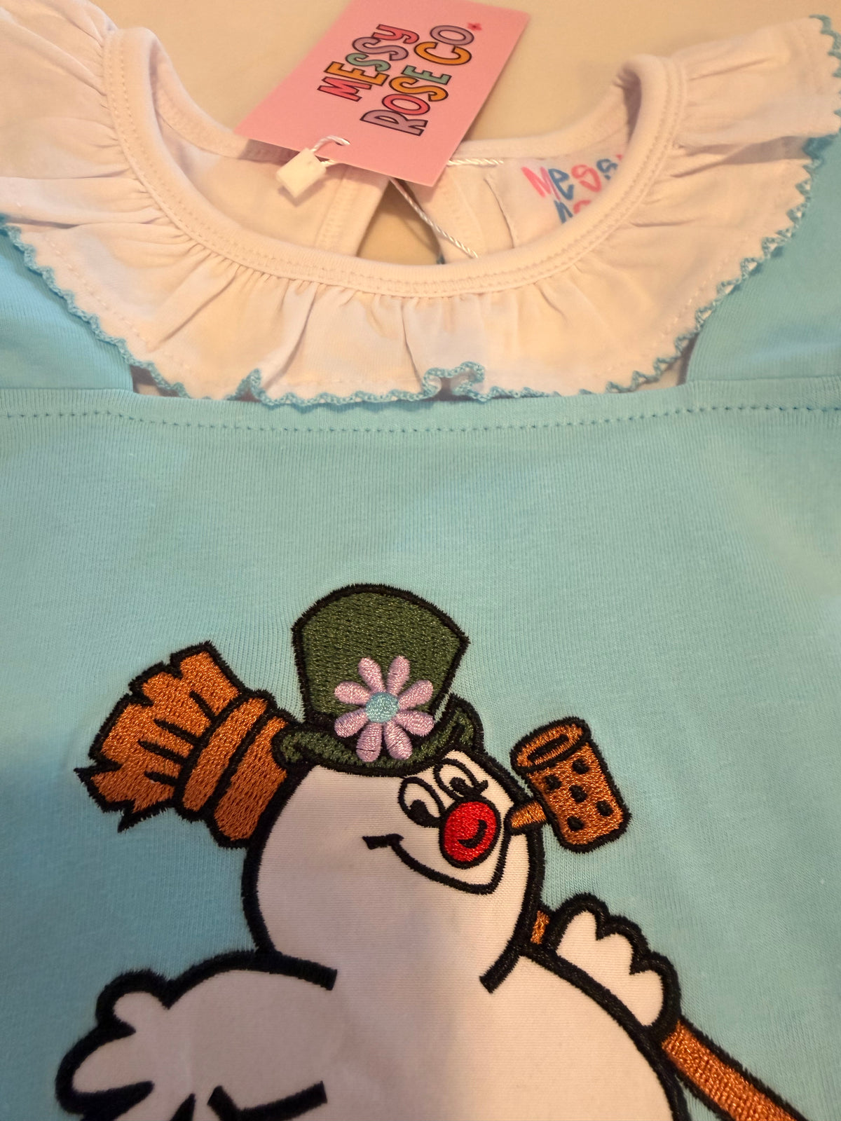 Button Nose Girls Dress