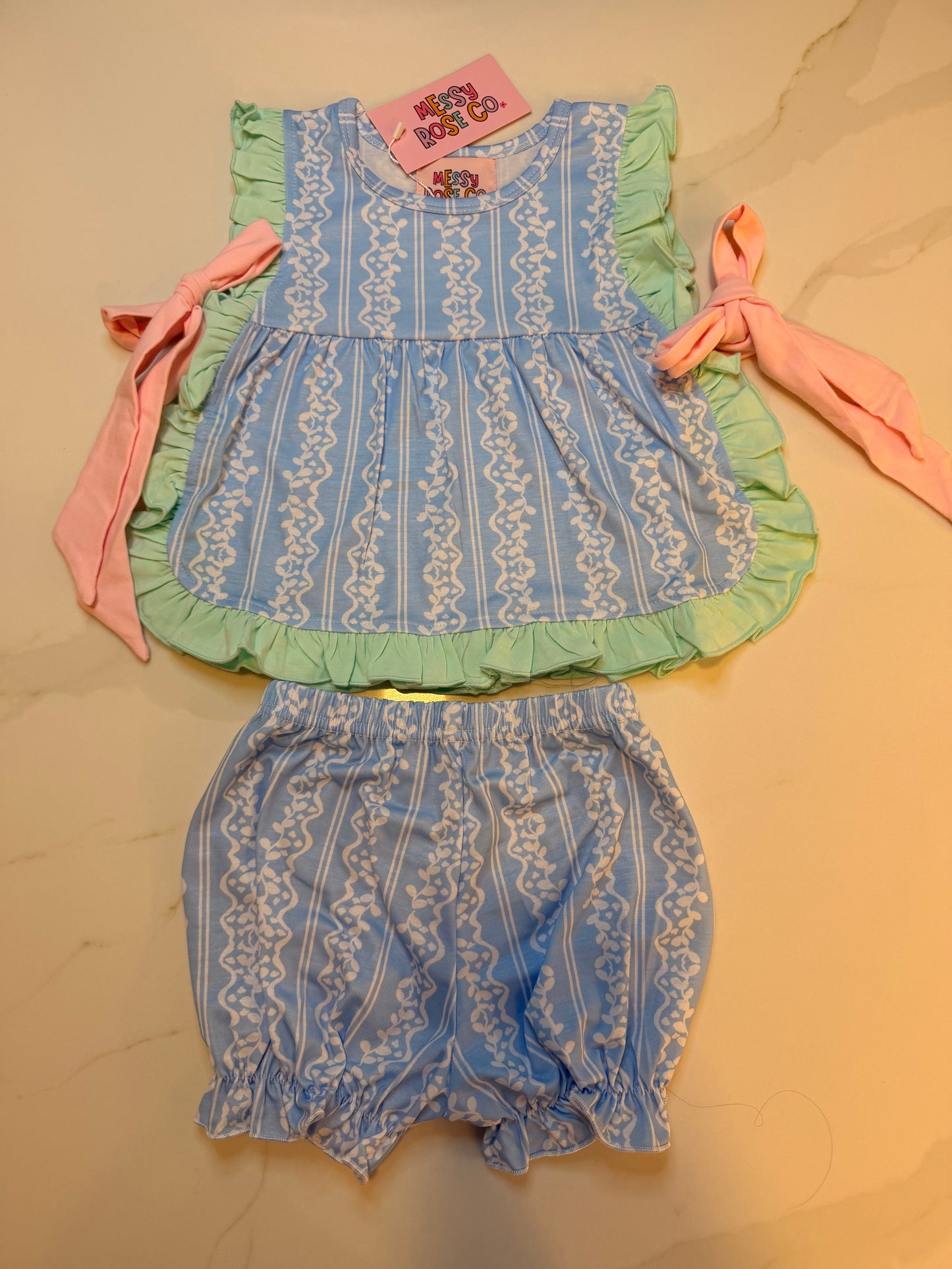 Ruffled Dreams Girls Apron Set