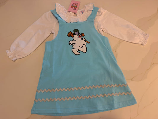 Button Nose Girls Dress