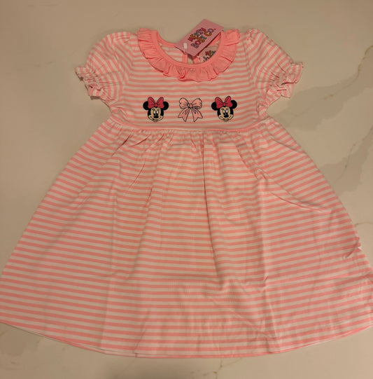Bowtiful Stripes Girls Dress