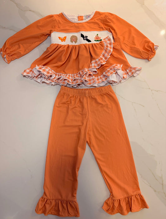 Pumpkin Nights Girls Pant Set