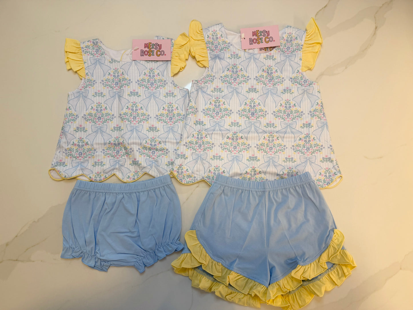 Millennial Blue Bow Collection
