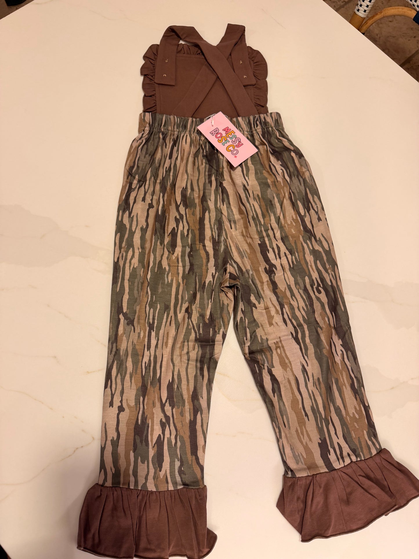 Camo Girls Romper