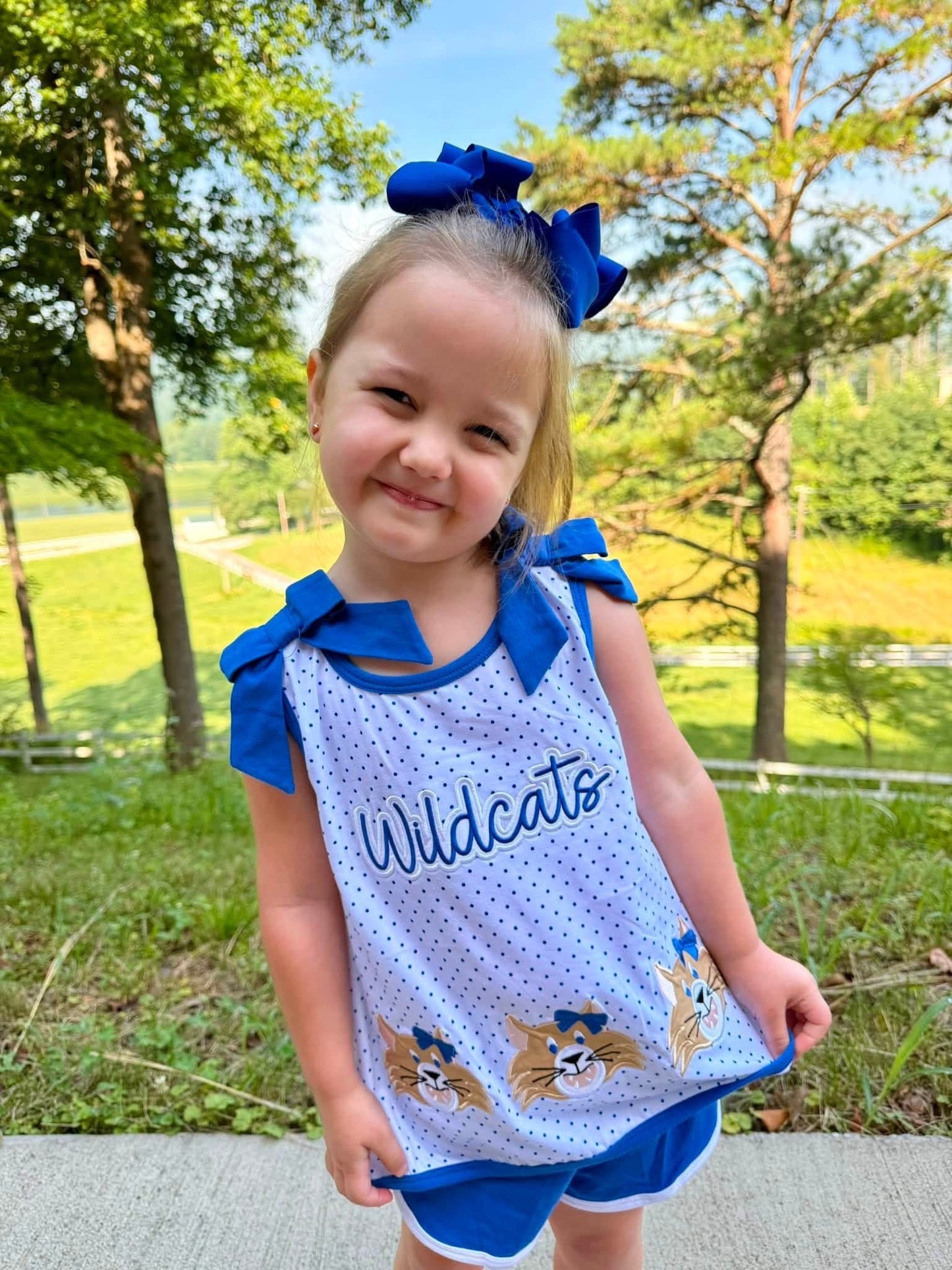 Wildcats Girls Short Set