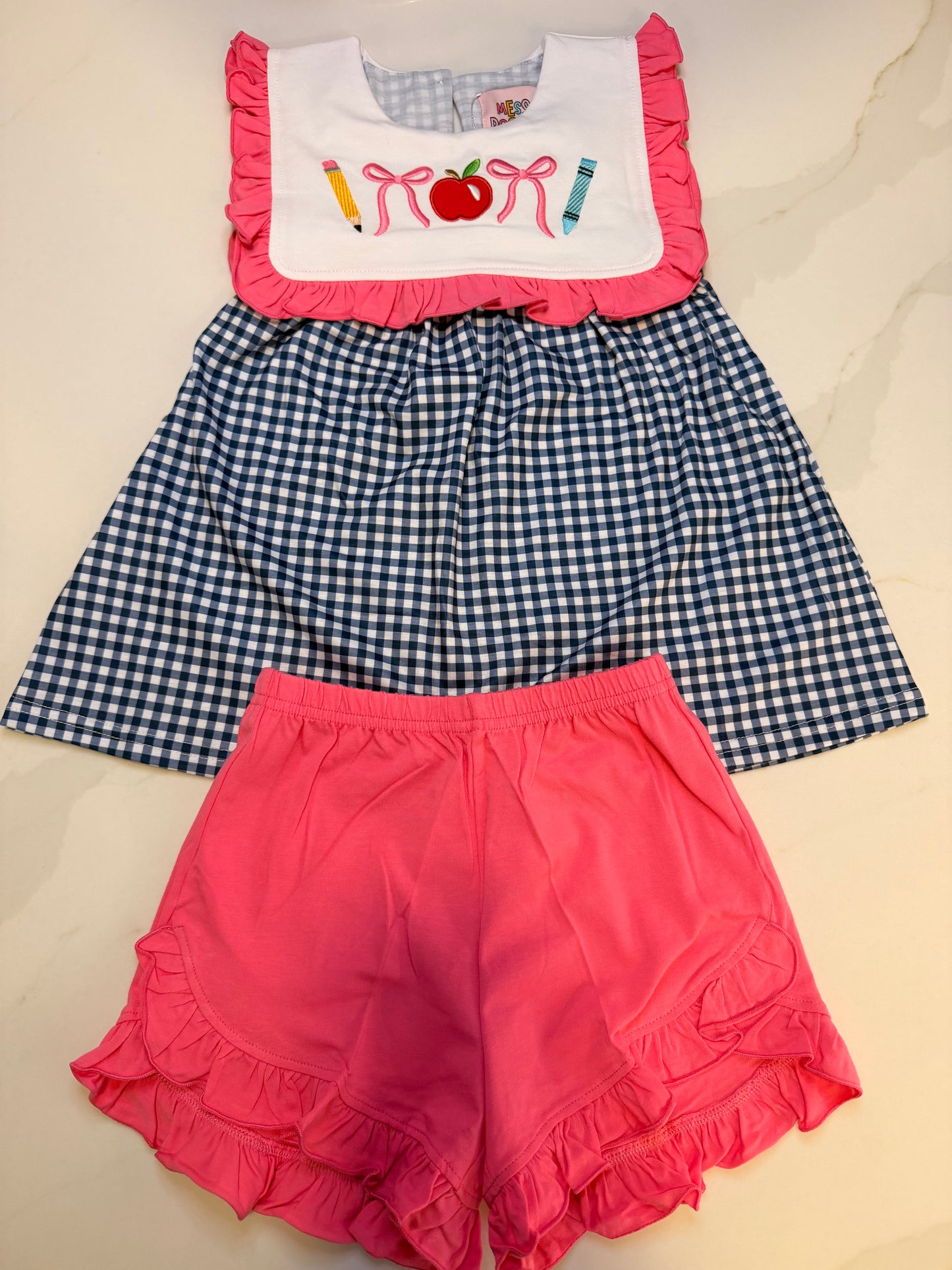 School Cutie Girls Short Set