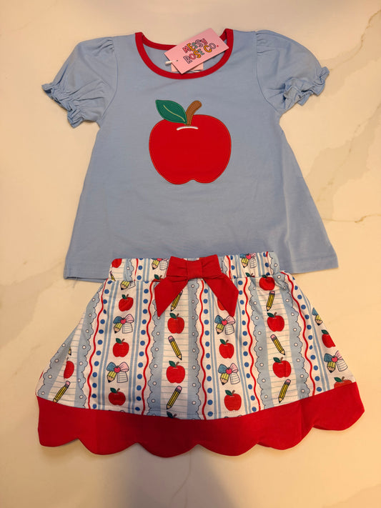 Apple of My Eye Girls Skort Set