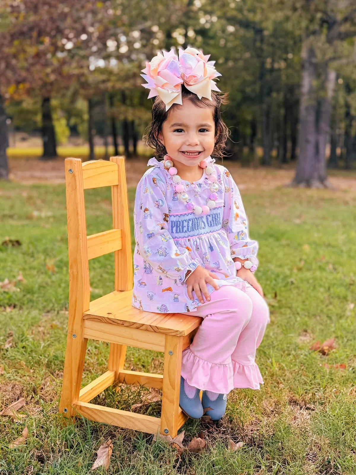 Precious Alphabet “Precious Girl” Pant Set