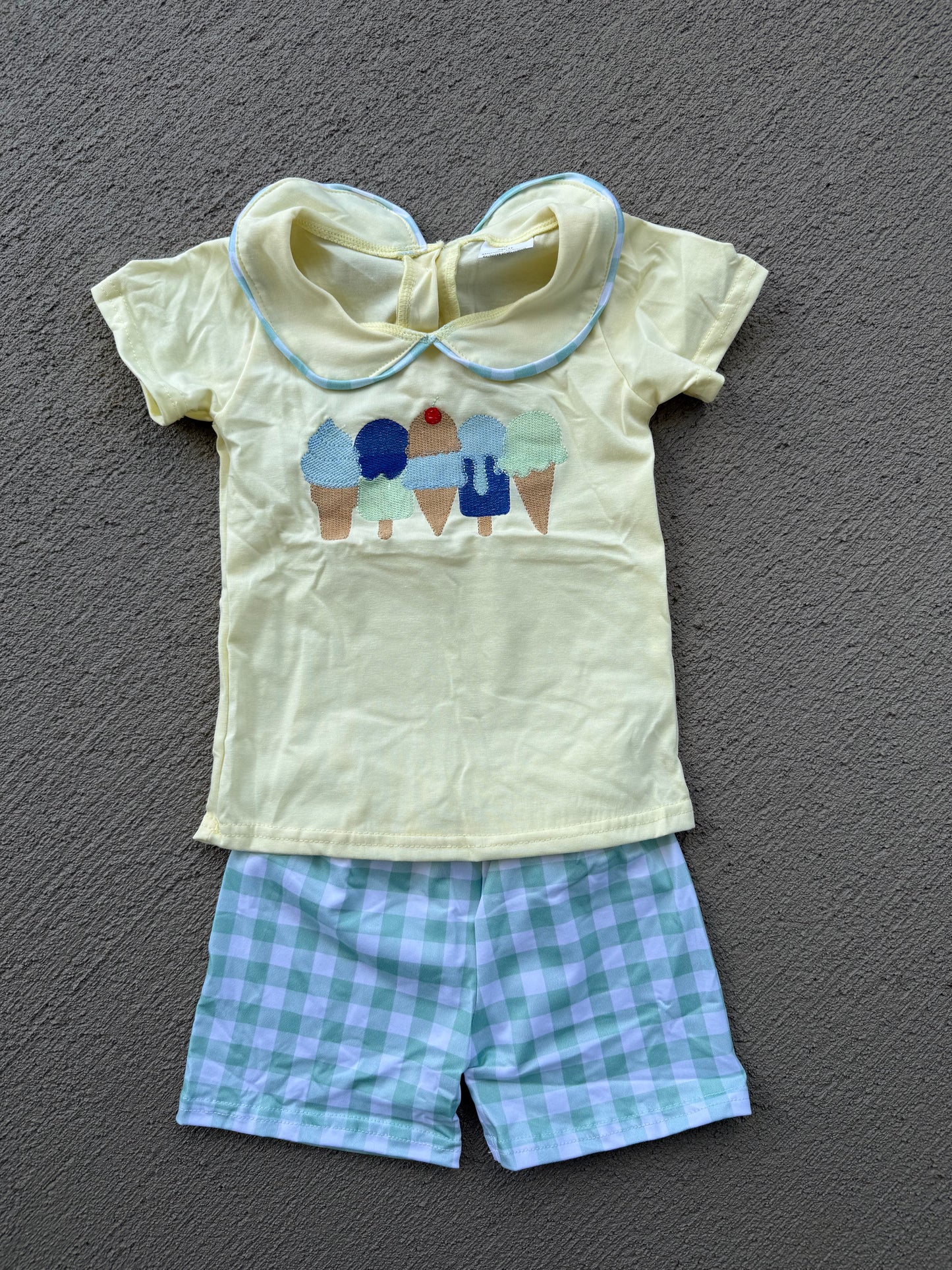 Ice Cream Boys Short Set